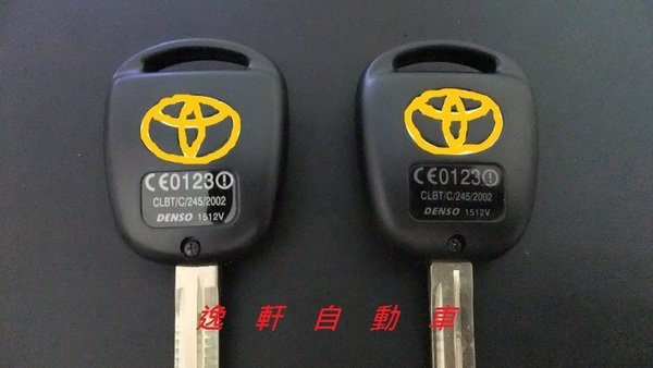 TOYOTA PREVIA 03~05年3鍵式 02年2鍵式 外殼換修 含上下蓋