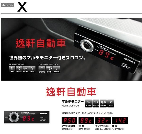 2013 PIVOT電子油門加速器-加速省油利器- 電壓-轉速-水溫-節汽門開度TOYOTA HONDA