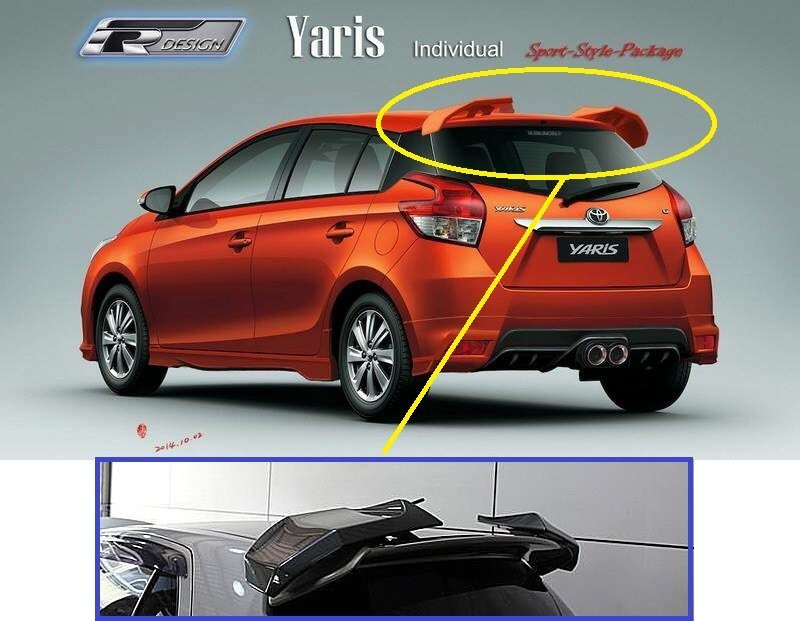 豐田 TOYOTA YARIS RF版 天使之翼 鷗翼 尾翼 擾流板