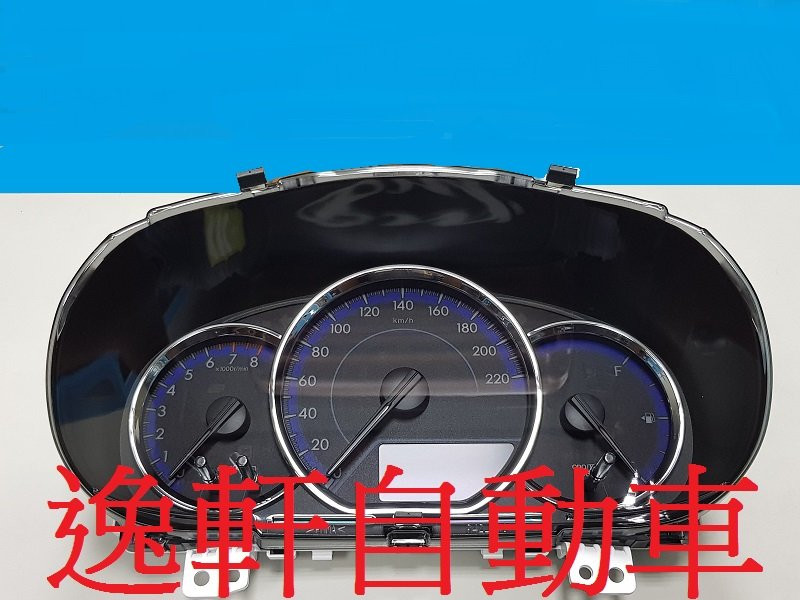 2018~2021 YARIS VIOS升級台灣版湛藍MID三環自發光儀表附亮度調整